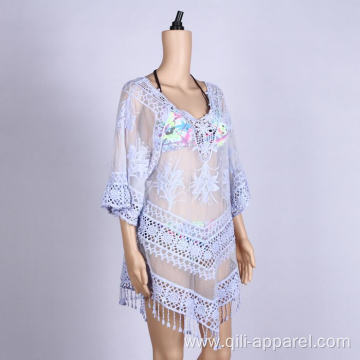 casual lady's summer clothing beach wear cover up